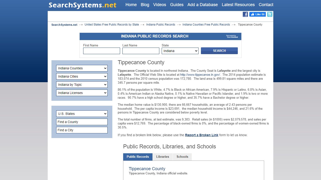 Tippecanoe County Criminal and Public Records